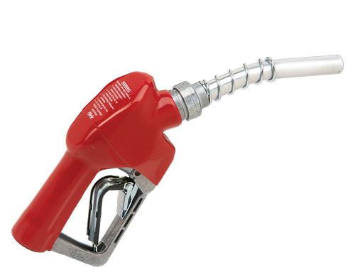 Husky 503404N 3/4'' Inlet NPT New Farm & Commercial Fueling XFS Automatic Shut-Off Unleaded Nozzle w/ Single Notch Hold Open Clip & Full Grip Guard &