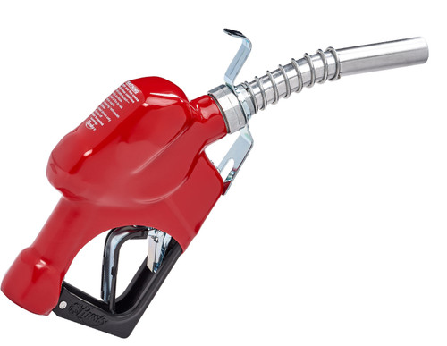 Husky 1216504 1'' Inlet NPT New Farm & Commercial Fueling 1GSS Pressure Activated Automatic Shut-Off Unleaded Nozzle w/ Three Notch Hold Open Clip & P Husky 1216504 1'' Inlet NPT New Farm & Commercial Fueling 1GSS Pressure Activated Automatic Shut-Off Unleaded Nozzle w/ Three Notch Hold Open Clip & P