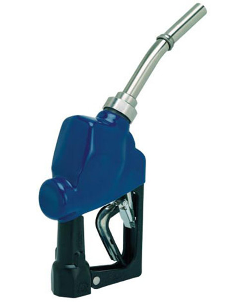 Husky 731091N 1'' Inlet BSP Automatic Shut-Off Diesel Exhaust Fluid (DEF) Nozzle w/ Two Notch Hold Open Clip & Spout Ring & Magnetic Accufuel Spout