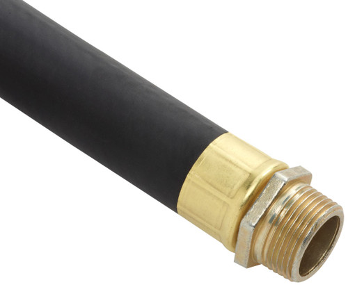 Husky FT012S08 EagleFlow 3/4'' x 8' Farm Tank Hose with SS Ferrule/Zinc Stem Couplings