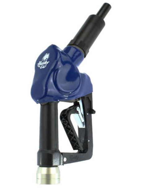 Husky 15948276N M34 Inlet Automatic Shut-Off X Diesel Exhaust Fluid (DEF) Low Volume Nozzle w/ One Notch Hold Open Clip & EZ Lever & Gilbarco Magnetic