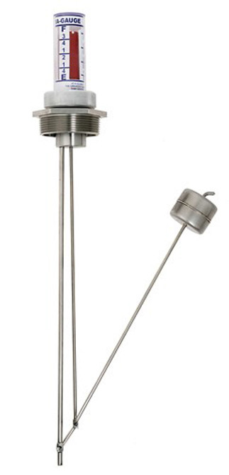 Krueger Sentry Gauge HS3-1.5-89 Type HS3 1.5'' Opening Liquid Level Therma Gauge for 89'' Depth Tank Krueger Sentry Gauge HS3-1.5-89 Type HS3 1.5'' Opening Liquid Level Therma Gauge for 89'' Depth Tank