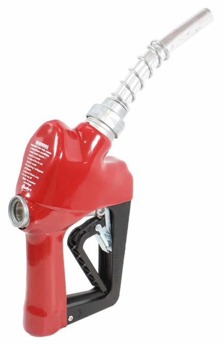 Husky 11635243N XS 3/4'' Unleaded Nozzle with Two Notch Hold Open Clip & Sightglass and Flo-Equalizer