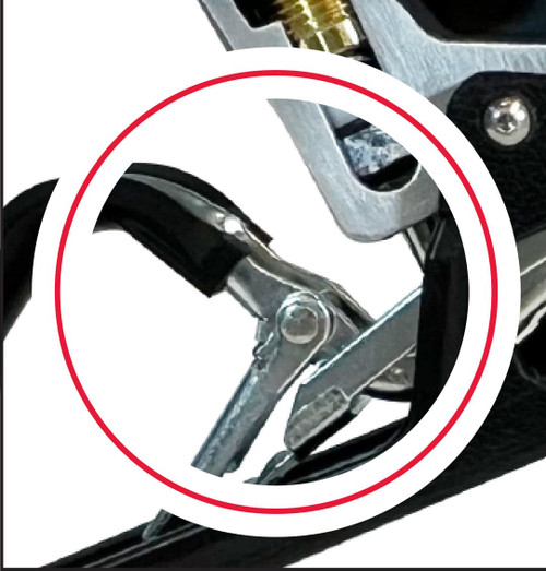 Husky 173381N-01 VIII Heavy Duty Diesel Nozzle, 1" NPT Inlet, High Volume Truck, Automatic Shut-Off, with Three Notch Hold Open Clip and Spout Bushing, without Waffle Splash Guard, Blue