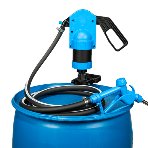Blue1 902-014-0 Manual Piston Lever Hand Pump with flex hose (Open System / Drum Only)