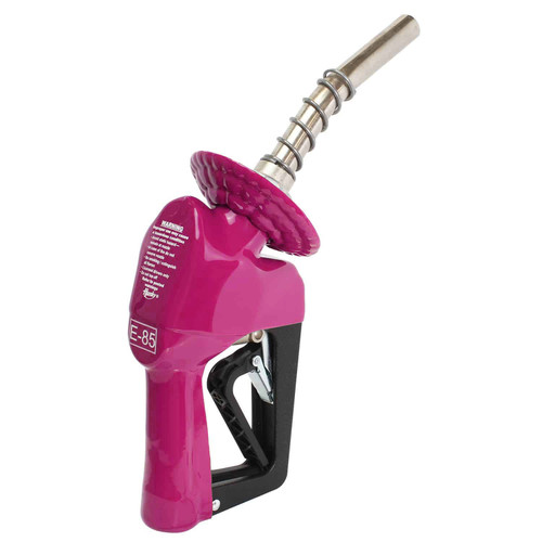 Husky 659559-20 XS® 3/4'' Pink Unleaded Nozzle with Three Notch Hold Open Clip and Waffle Splash Guard