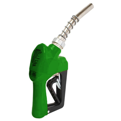 Husky 659504-03 XS® 3/4'' Green Unleaded Nozzle with Three Notch Hold Open Clip