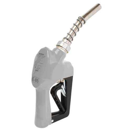 Husky 659504-09 XS® 3/4'' Silver Unleaded Nozzle with Three Notch Hold Open Clip