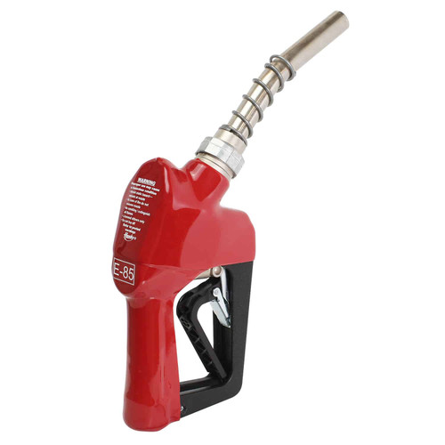 Husky 659404N-02 X 3/4'' Red Unleaded Nozzle with Three Notch Hold Open Clip