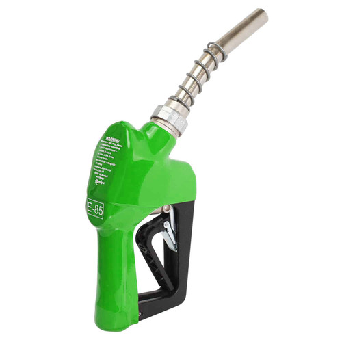 Husky 659404N-16 X 3/4'' BP Green Unleaded Nozzle with Three Notch Hold Open Clip