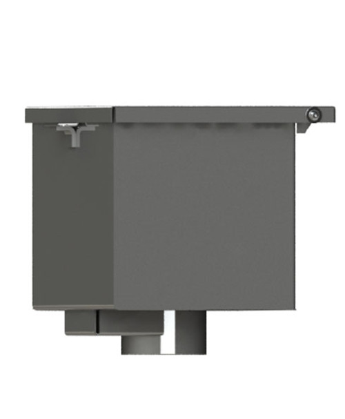 Fairfield Industries AGSC-5C-4 5 Gallon Carbon Steel 4" Threaded Above Ground Spill Container