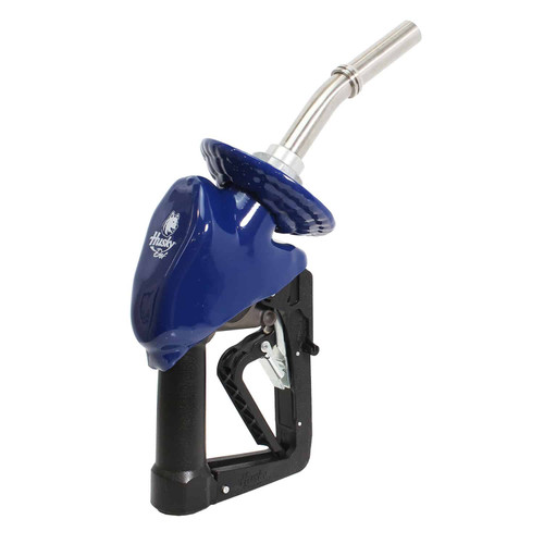 Husky 1215091N-01 3/4'' Blue Inlet BSP Automatic Shut-Off X Diesel Exhaust Fluid (DEF) Nozzle w/ Three Notch Hold Open Clip & Spout Ring & Magnetic Accufuel S Husky 1215091N-01 3/4'' Blue Inlet BSP Automatic Shut-Off X Diesel Exhaust Fluid (DEF) Nozzle w/ Three Notch Hold Open Clip & Spout Ring & Magnetic Accufuel S