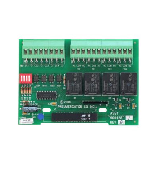 Pneumercator 900463-1 4 Relay Output/4 Contact Closure Input Card (For TMS4000, TMS3000, TMS2000, TMS2000A, TMS4000W, TMS2000W, TMS1000, LC2000)