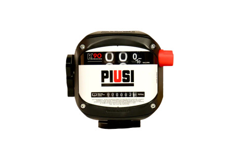 Piusi F009SW600 K90 Series High-Precision Mechanical Meter, 1" NPT Inlet/Outlet, 5 - 24 GPM, Liter, Version SW Piusi F009SW600 K90 Series High-Precision Mechanical Meter, 1" NPT Inlet/Outlet, 5 - 24 GPM, Liter, Version SW