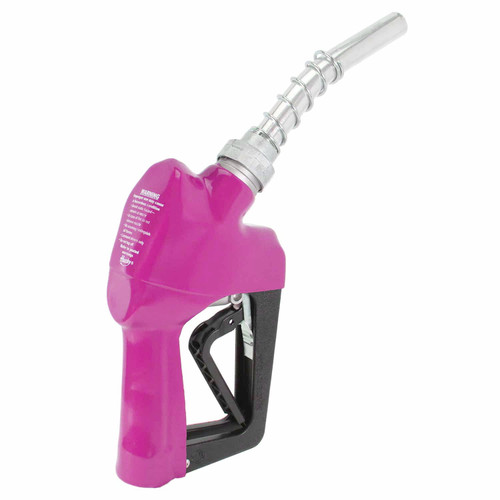 Husky 159408-20 X Series Unleaded Nozzle, 3/4'' Inlet NPT, Conventional, Automatic Shut-Off, With Full Grip Guard, Without Hold Open Clip, Pink Husky 159408-20 X Series Unleaded Nozzle, 3/4'' Inlet NPT, Conventional, Automatic Shut-Off, With Full Grip Guard, Without Hold Open Clip, Pink