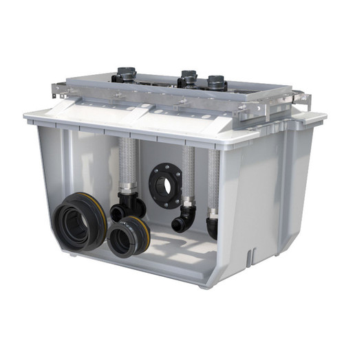 OPW DSEH-FC-30-1836-138 HiFlo Pre-Plumbed DSE Dispenser Sump, 18" Flex Connectors, 3" Trunk, 2" Satellite, Using DPC, Encore, 138 Positions