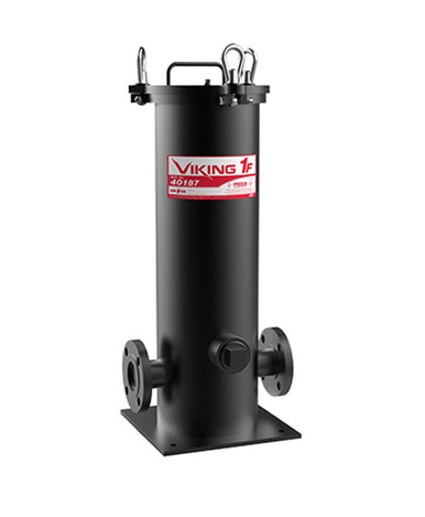 Cim-Tek 40187 Viking 1F Element Fuel Filter Housing, 120Gpm