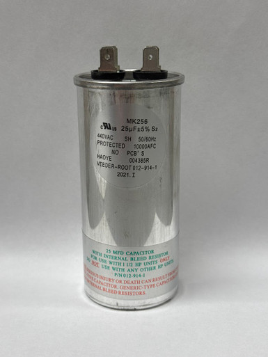 Red Jacket 001116615 25 MFD Capacitor kit for 1-1/2 HP Motor