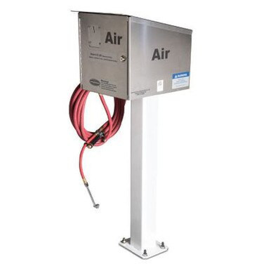 Universal 1975W-CO34-SS Wall Mount Stainless Steel Coin Operated Air ...