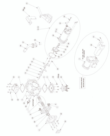 Fill-Rite 400F6924 Gasket Inlet/Outlet Flange (Buna 70 LC) for 400 Pump ...