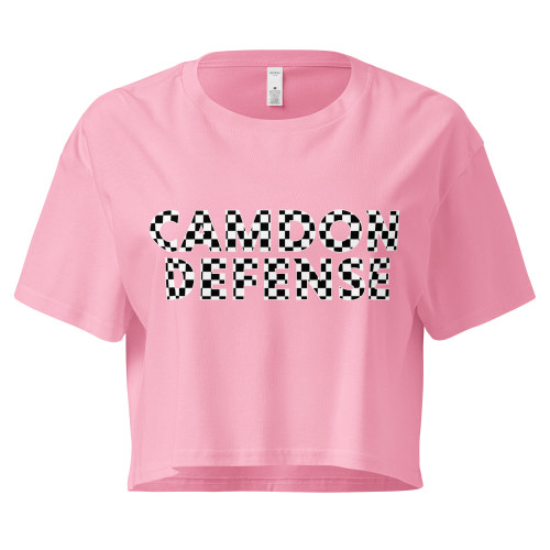 Checkers Crop Tee