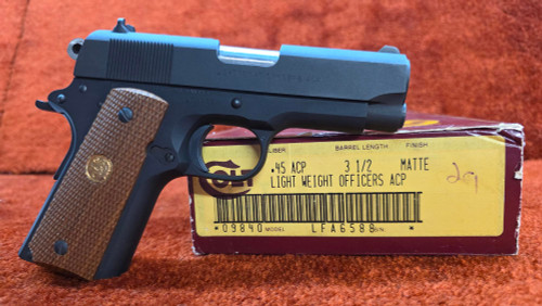 1988 Colt Lightweight Officers ACP New in original box