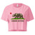 CA Bear Crop Tee