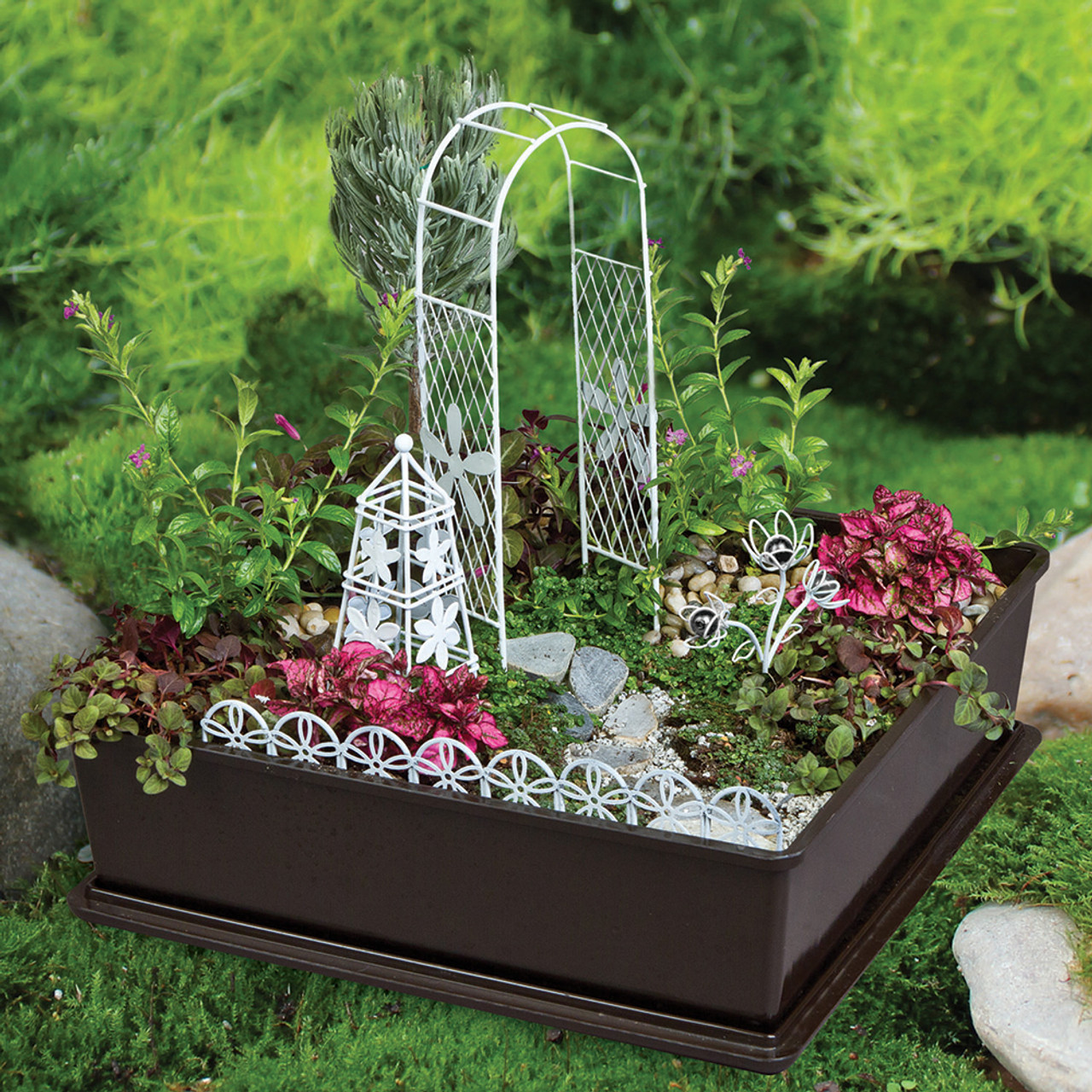 Fairy Garden Miniature Set Backyard Oasis™