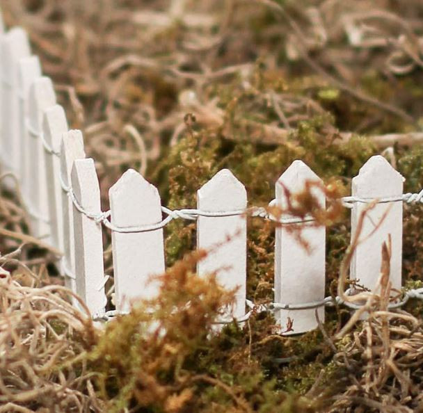 Wooden Mini Picket Fence Picket Fence Stickers Art & Collectibles Dolls ...