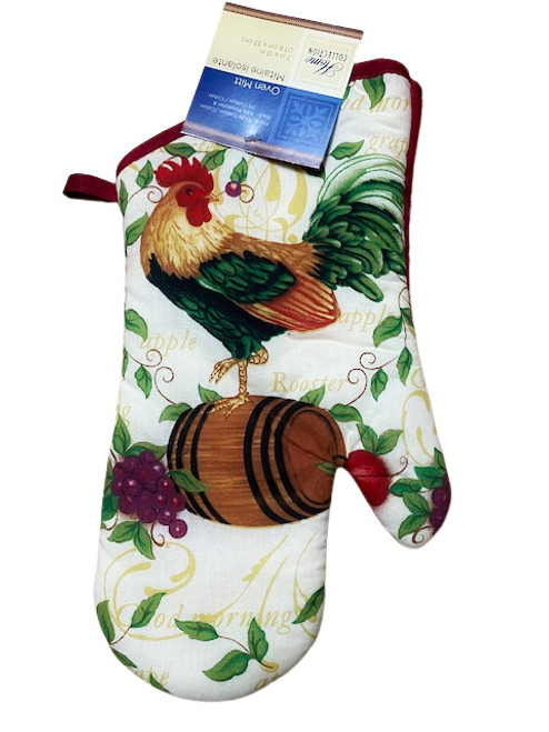 Rooster Trim Oven Mitts, Chicken Trim Oven Mitt, Cotton Heat Resistant  Kitchen Oven Gloves, Fashion Cute Oven Gloves for Meat Handling, Pot  Holders