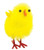 Tiny yellow Baby Chicks Decoration - set of 6 pcs