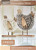 Decorative Hen Set made of Wood and Soft Wool Felt, set of 2 pcs