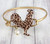 Leopard Print Rooster Goldtone Bracelet Leopard Print Rooster Goldtone Bracelet