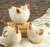 Chubby little Miniature Bantam Chicken Figurines