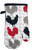 Red Black Brown Rooster Silhouettes Oven Mitt Red Black Brown Rooster Silhouettes Oven Mitt