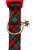Deck the Paws Christmas Pattern Large Dog Collar with snow charm Deck the Paws Christmas Pattern Large Dog Collar with snow charm