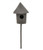 Micro Mini Fairy Garden rustic Birdhouse with hole
