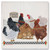 Made in USA 100% Christmas Hens Kitchen Towel