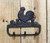 Cast Iron Rooster Key Holder with 3 hooks