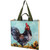 Beautiful Rooster & Cow Market Tote - double sided Beautiful Rooster & Cow Market Tote - double sided