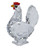Swarovski Crystal Hen #608721 Hen (with colour)