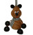 Handmade Wooden Bear bouncee swinging toy