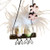 Two birds on swing, handmade little Chicken Decoration Two birds on swing, handmade little Chicken Decoration