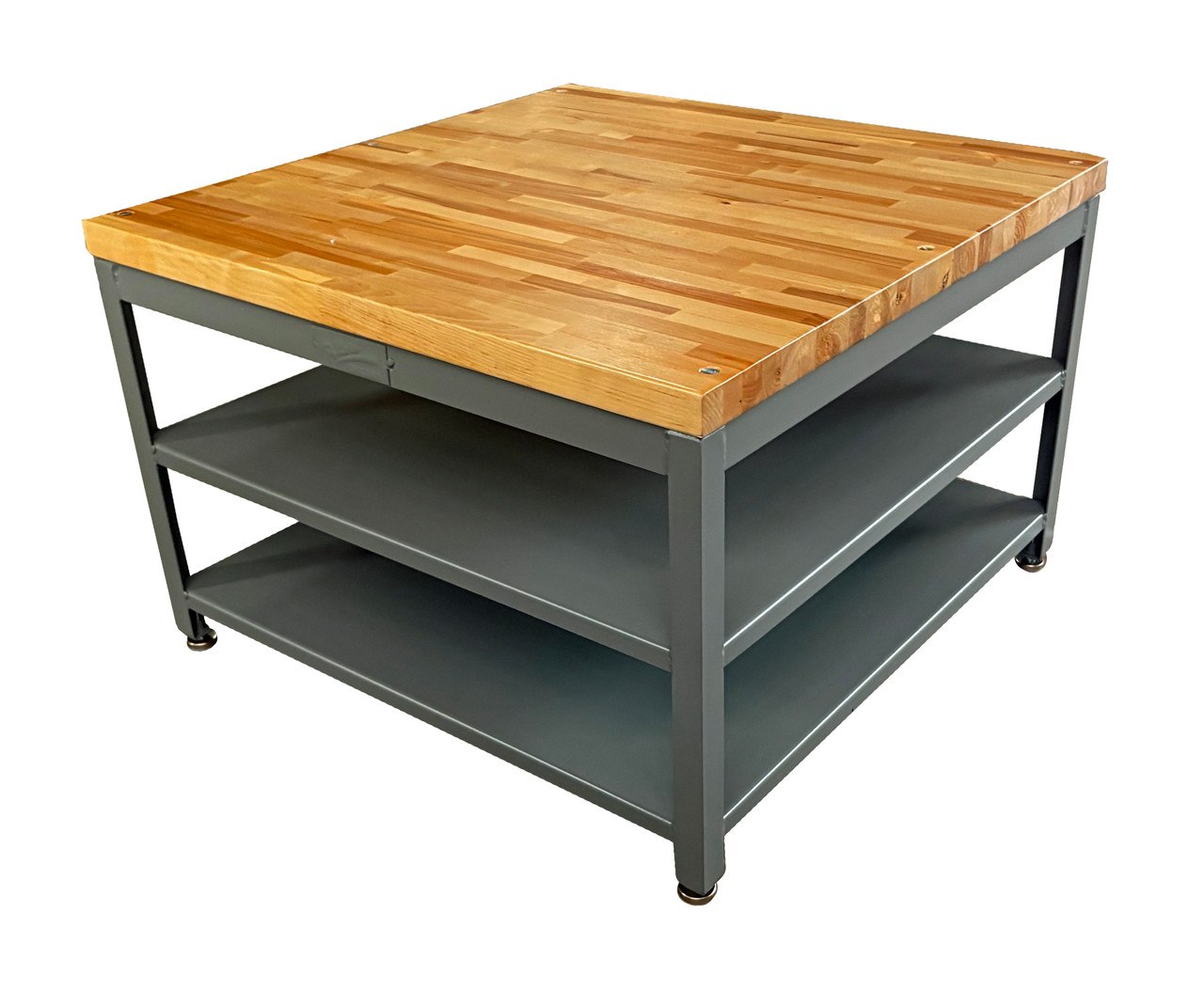 Wood Top Machine Table
