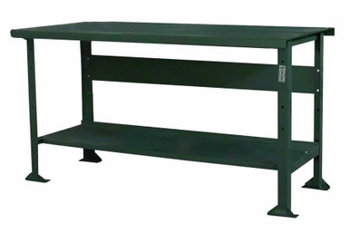 124 (Steel Top Workbench with Shelf)