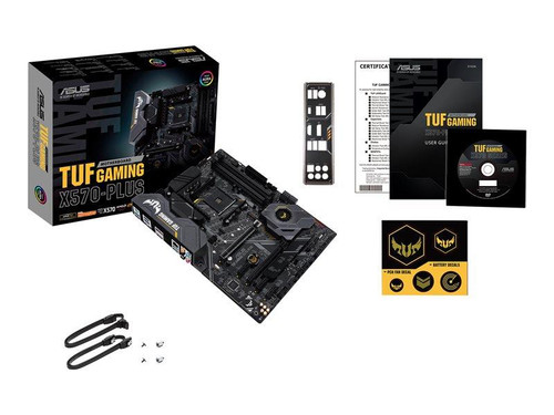 ASUS TUF GAMING X570-PLUS - Motherboard - ATX - Socket AM4 - AMD X570 - USB-C Gen2, USB 3.2 Gen 1, USB 3.2 Gen 2 - Gigabit LAN - onboard graphics (CPU required) - HD Audio (8-channel)