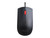Lenovo Essential - Mouse - right and left-handed - optical - 3 buttons - wired - USB - black - for IdeaPad 1 14IGL05, 3 17IIL05, S145-15, ThinkCentre M75n IoT, ThinkStation P340, V50s-07