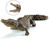 Schleich Crocodile 7.2inch Animal Action Figure