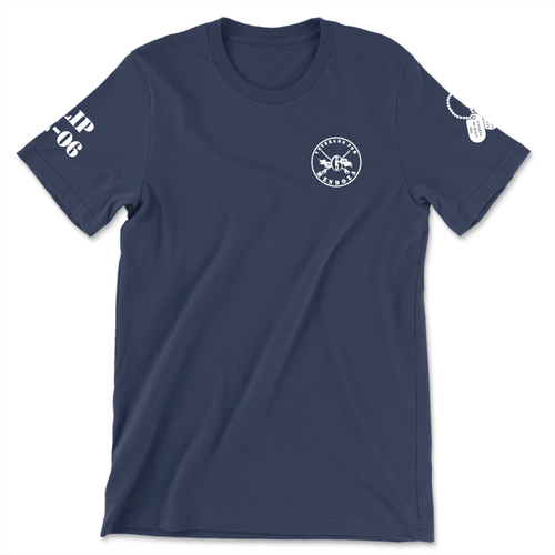 Veterans For Mendoza (Unisex Navy Tee)