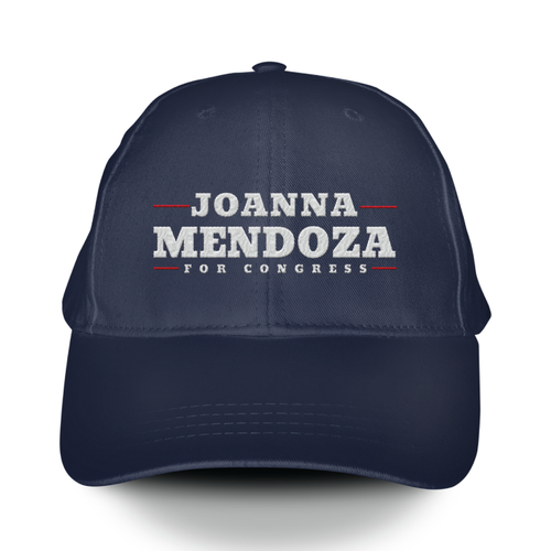 Joanna Mendoza (Embroidered Navy Baseball Cap)